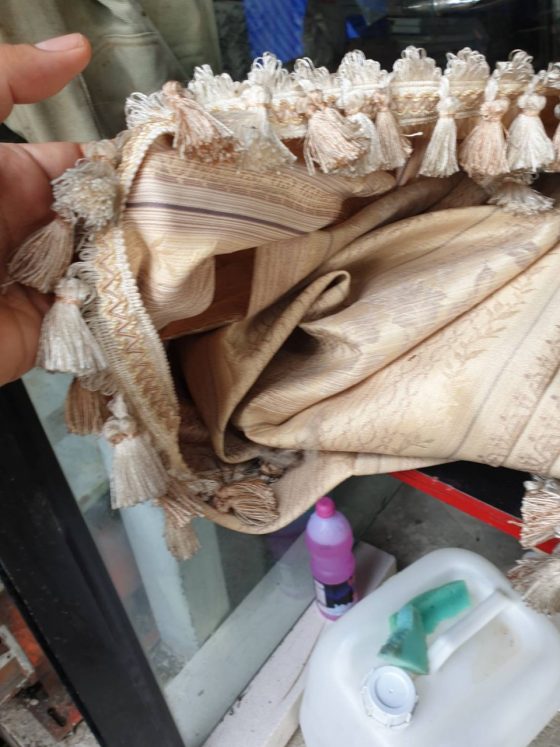 ขั้นตอนการซักทำความสะอาดก่อนส่งคืนลูกค้า - รูปที่ 33 | อัมพรการม่าน